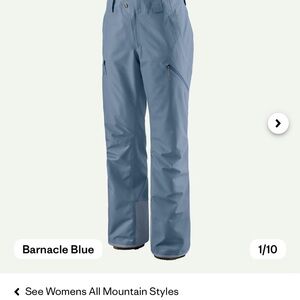 Patagonia | teal / blue-green/ ❄️ snowboarding 🏂 pants
